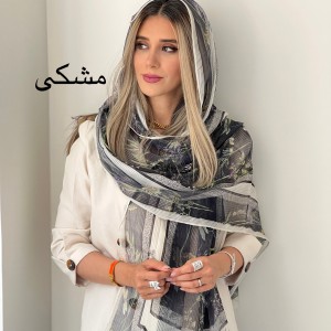 شال حریر ابریشم کبریتی آیسان