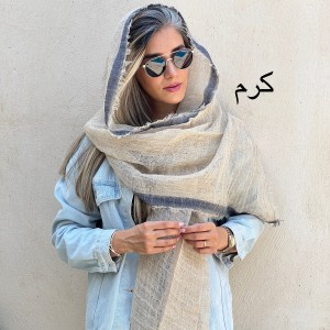 شال نخ کنف نور