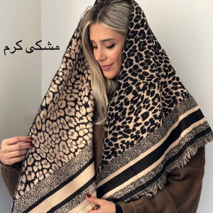 روسری سه گوش پلنگی