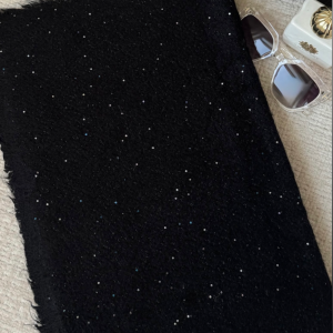 شال بوکله پولکی مشکی