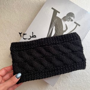 هدبند بافت مشکی