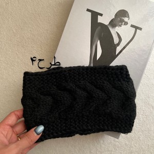 هدبند بافت مشکی