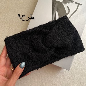هدبند بافت مشکی