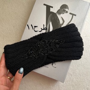 هدبند بافت مشکی