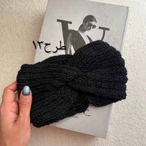 هدبند بافت مشکی