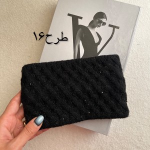 هدبند بافت مشکی