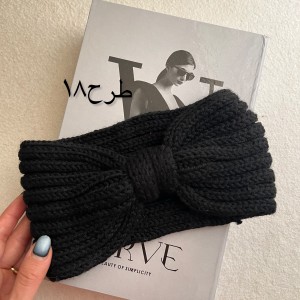 هدبند بافت مشکی