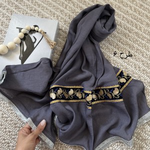 شال نخ دستک نواردوزی