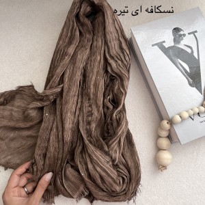 شال نخ پولکی لاوندا