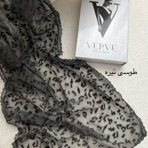 شال حریر پلنگی