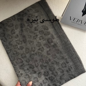 شال نخ پلنگی لمه دار