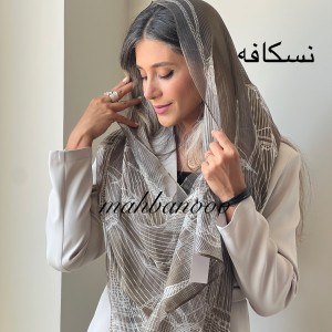 شال ابریشم کبریتی پرزاد
