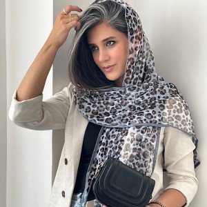 شال توری پلنگی