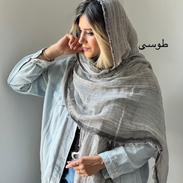 شال نخ کنف نور