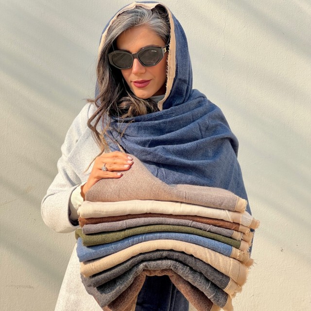 شال نخ پاییزه مارال