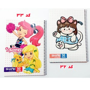 دفتر املا و مشق حاشیه دار 50 برگ