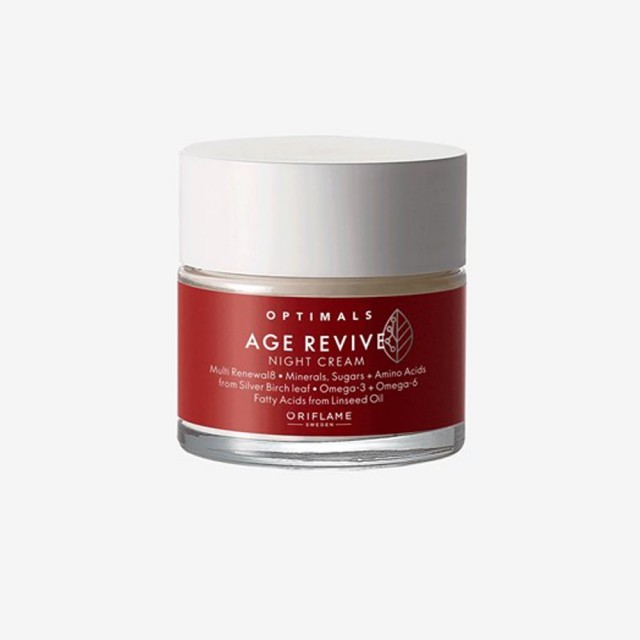 کرم شب مغذی ضد پیری اپتیمالز optimals age revive night cream