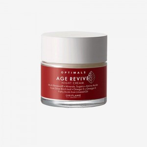 کرم شب مغذی ضد پیری اپتیمالز optimals age revive night cream