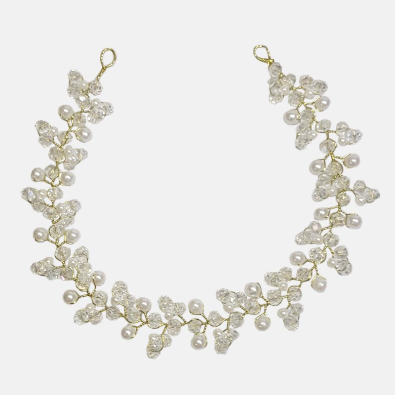 ریسه موی کریستالی و مرواریدی مدل RSJBC