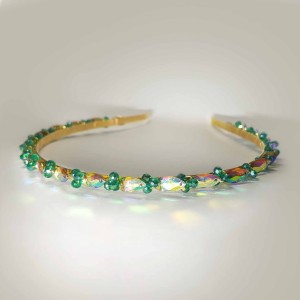 تل موی کریستالی سبز و هفترنگ مدل TLGRNN