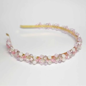 تل موی کریستالی صورتی و بنفش مدل TLPLE ماه فام