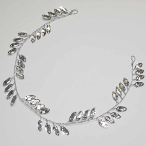 ریسه موی نقره ای ظریف زنانه و دخترانه ماه فام