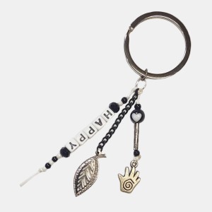 جاکلیدی طرح همسا هند و برگ نقره ای مدل KLDHMS