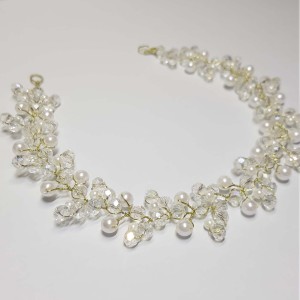 ریسه موی کریستالی و مرواریدی مدل RSJBC