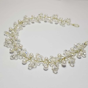 ریسه موی کریستالی و مرواریدی مدل RSJBC