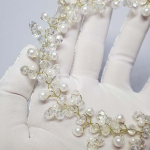 ریسه موی کریستالی و مرواریدی مدل RSJBC