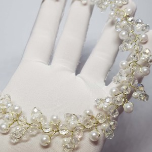 ریسه موی کریستالی و مرواریدی مدل RSJBC