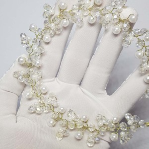 ریسه موی کریستالی و مرواریدی مدل RSJBC