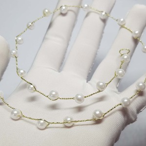 ریسه موی مرواریدی ظریف مدل RSZZFG ماه فام