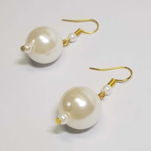 گوشواره مرواریدی مدل ERMM ماه فام