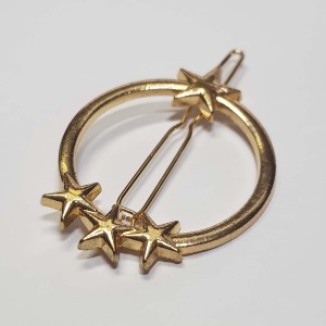 گیره موی زنانه طلایی مدل ستاره