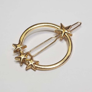 گیره موی زنانه طلایی مدل ستاره