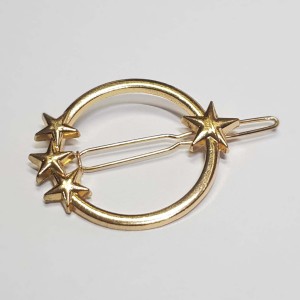 گیره موی زنانه طلایی مدل ستاره
