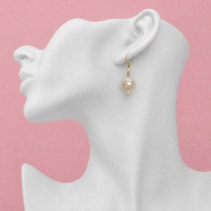 گوشواره مرواریدی مدل ERMM ماه فام