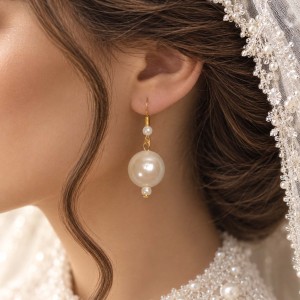گوشواره مرواریدی مدل ERMM