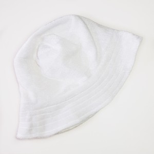 کلاه باکت هت سفید  زنانه و مردانه مدل KLHWHTT (کلاه دوطرفه)