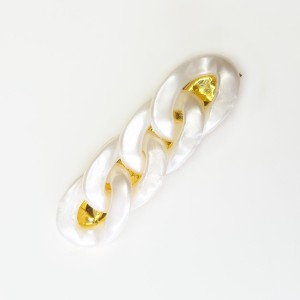 گیره زنجیر صدفی سفید