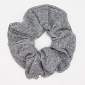 اسکرانچی کش موی طوسی مدل Shine