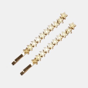 گیره موی ستاره طلایی (2عددی)