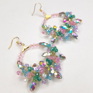 گوشواره مدل 7CLRR ماه فام