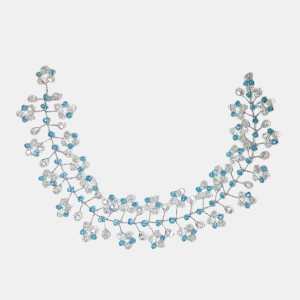 ریسه موی کریستال آبی مدل RSABBI