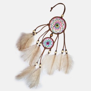 آویز دریم کچر سرخپوستی قهوه ای مدل DRMSRKHBRW