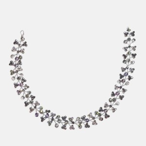 ریسه موی کریستال نقره ای مدل RSYKHH