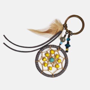 جاکلیدی دریم کچر طوسی و زرد مدل KLDTS