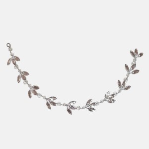 ریسه موی کریستالی نقره ای مدل RSGRL