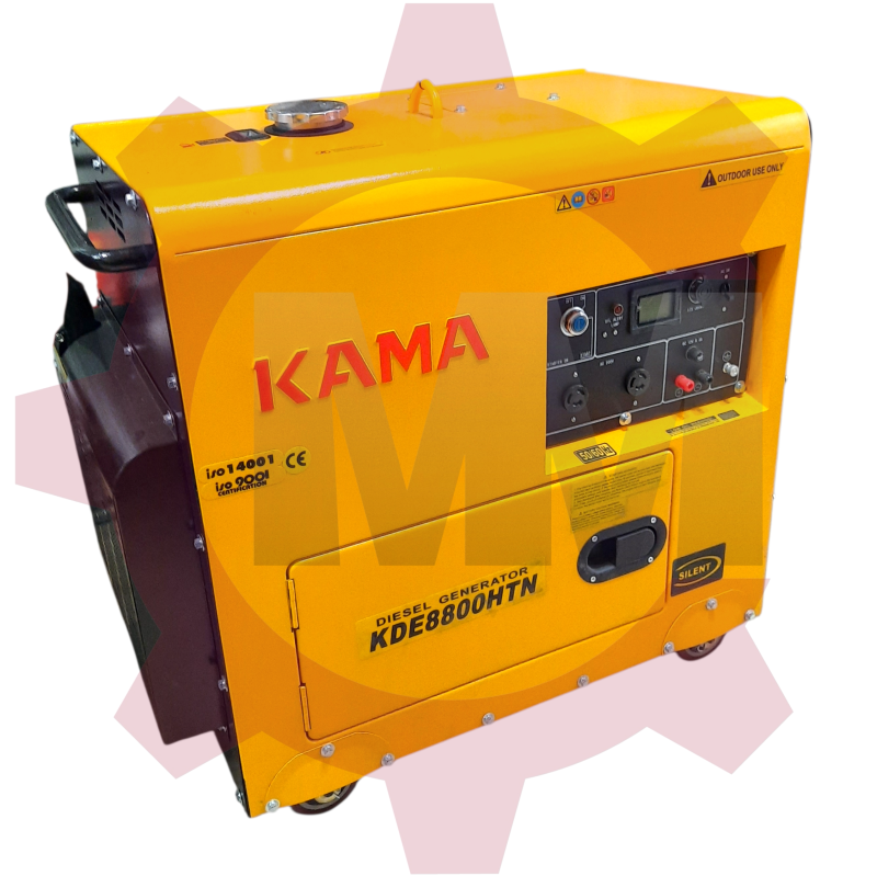 موتوربرق 6.5 کیلو وات سایلنت دیزل کاما مدل KAMA KDE8800HTN